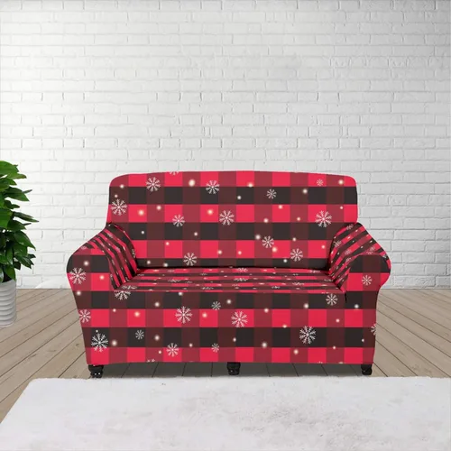 Vista 100 de Horeset Fundas elásticas para sofá con diseño de flores otoñales, lavables para sofá de 2 cojines, funda protectora para mascotas y perros