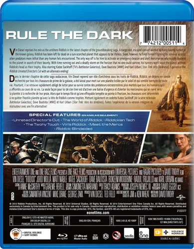 Vista 2 de Riddick (Unrated Director's Cut) (Blu-ray)