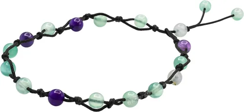 Vista 164 de Amazing Gemstone Crystal Anklet Ankle Bracelets for Women - Waterproof Beaded Healing Crystal Anklets, Plus Size Chakra Gemstone Bead Anklet