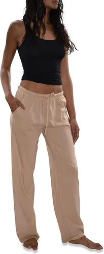 Vista 3 de Sexy Basics - Pack de 3 pantalones de pijama de punto de algodón suave y flexible para mujer