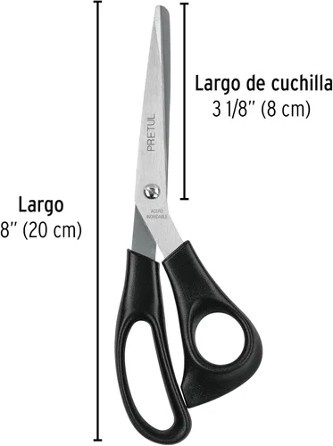 Vista 3 de Hogar y oficina Tijera 8 ', Pretul