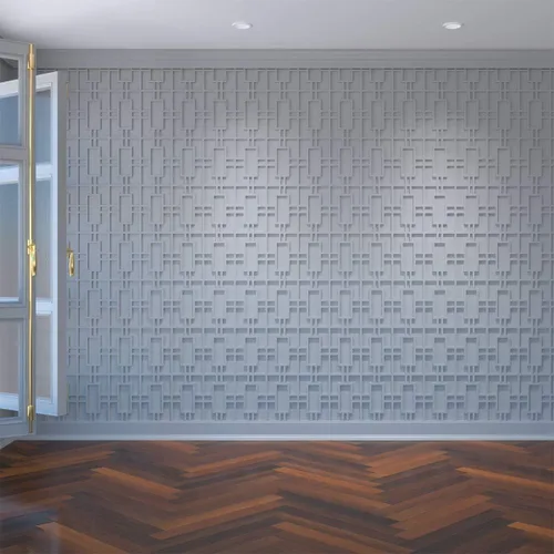 Vista 23 de 10 1/4"W X 15 3/8"H Medium Hastings Decorativos Paneles De Pared De Madera De Calado, Roble Rojo