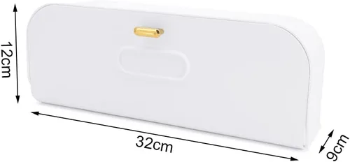 Vista 5 de Caja de almacenamiento de calcetines para ropa interior, caja de almacenamiento multifuncional, organizador de cajones de ropa interior de montaje