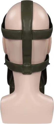 Vista 3 de Máscara de Riddler para hombre, cosplay, Halloween, máscara para adultos, máscara