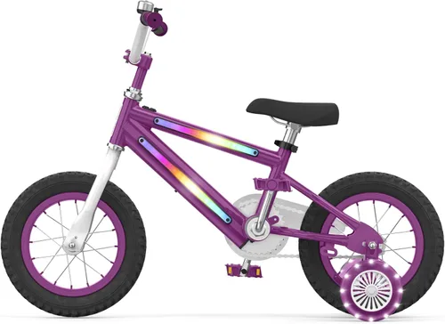 Vista 15 de Bicicleta Infantil Jetson Light Rider con Luces LED Unisex, Marco Iluminado con 3 Modos de Luz Diferentes
