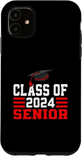 Vista 5 de Funda para iPhone 15 Class of 2024 Senior 2024