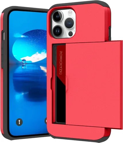 Vista 41 de ZIYE Funda tipo cartera para iPhone 16 Plus con tarjetero, antiarañazos de doble capa con bolsillo oculto, funda a prueba de golpes compatible