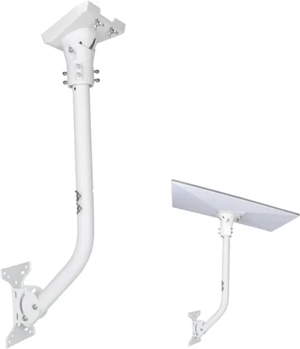 Vista 9 de Kit de montaje de poste de pared para plato Starlink Standard 4/4X/Gen 3, color negro Pole Mount with Adjustable Pipe Adapter for Starlink