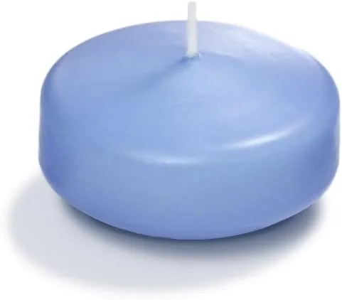 Vista 60 de yummi Caja de 120 velas flotantes marfil de 1.75