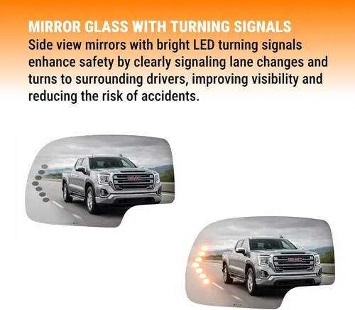 Vista 5 de Burco 4017S Redi Cut repuesto de vidrio de ventana del lado del conductor con señal para Chevy Silverado 2003-2007, GMC Sierra, Chevy Avalanche