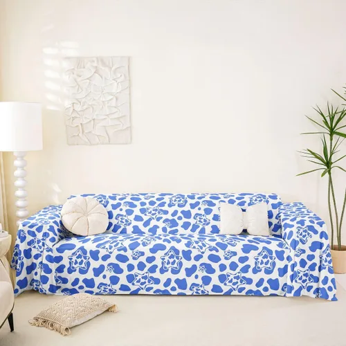 Vista 28 de Erosebridal Funda protectora para sofá, diseño de vaca lechera, diseño de vaca verde manzana, funda acolchada para sofá de animales occidentales