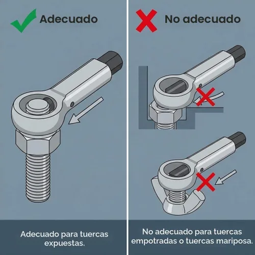 Vista 5 de QWORK Juego de 3 herramientas de divisor de tornillo de tuerca, galletas divisor de tuercas, rompedor de tuercas oxidado, herramientas extractoras