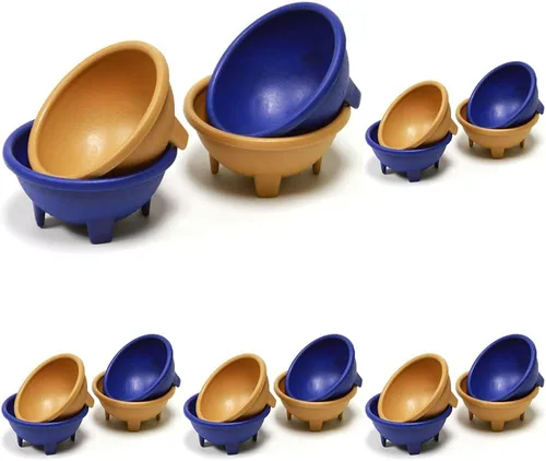 Vista 3 de Chef Craft Cuencos clásicos para salsa/goteo, juego de 2 piezas de 12 onzas, el color puede variar