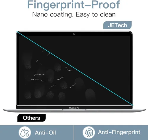 Vista 4 de JETech Protector de pantalla para MacBook Pro de 13 pulgadas (2016-2022, M1/M2) / MacBook Air de 13 pulgadas (2018-2020, M1), película antirreflejos