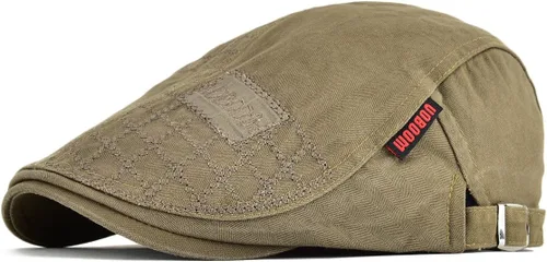 Vista 9 de VOBOOM - Gorra de taxista para hombre con mezcla de lana, gorra plana
