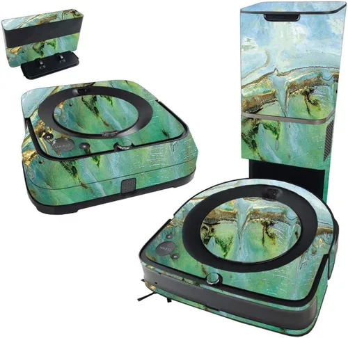 Vista 9 de MightySkins Skin compatible con iRobot Roomba s9+ Vacuum & Braava Jet m6 Bundle – Blue Canyon Cubierta de vinilo duradera y única Fácil