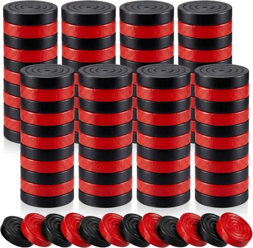 Vista 10 de Skylety - 72 piezas de madera a cuadros de 1.06 pulgadas, color rojo, negro