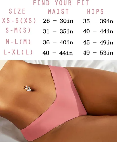 Vista 5 de ALL OF ME Tangas sin costuras para mujer, bragas que no se muestran, cintura en V, elástica, transpirable, sexy, paquete de 9 unidades, XS-L