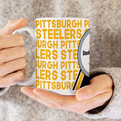 Vista 15 de Rico Industries NFL Football San Francisco 49ers - Taza de café de cerámica blanca de 15 onzas para fanáticos de la NFL
