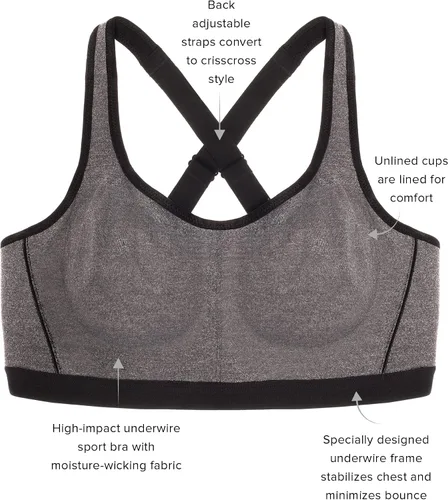 Vista 4 de Wacoal Sujetador deportivo con aros para mujer
