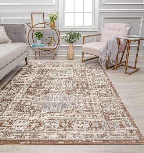 Vista 11 de Rugs America Gallagher Collection GL55 - Tapete de área transitorio vintage Lona Sundara
