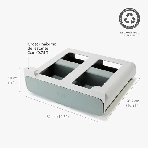 Vista 5 de Joseph Joseph CupboardStore - Estante grande para especias debajo del estante