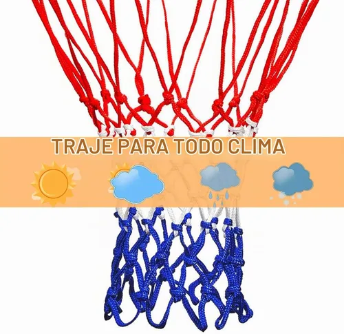 Vista 3 de LAO XUE - Red de baloncesto de repuesto, red profesional resistente de 12 bucles
