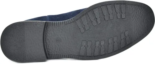 Vista 7 de Bruno Marc - Botines tipo Chelsea de gamuza y piel para hombre