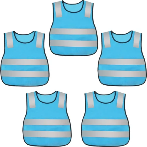 Vista 22 de AIEOE Kids High Visibility Safety Vest Reflective Running Lightweight Traffic Walking Breathable Construction Vest