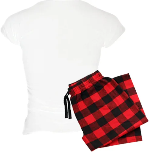 Vista 2 de CafePress Border Collie Mom - Pijama para mujer