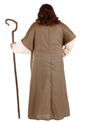 Vista 2 de Disfraz de José del Nacimiento Talla Plus para Hombre Multicolor