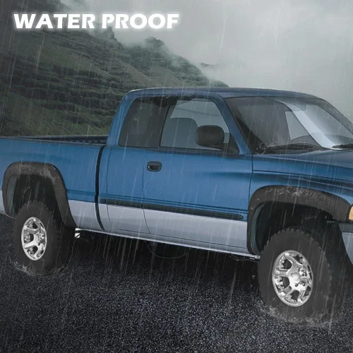 Vista 8 de CHEDA 4 guardabarros compatibles con Dodge Ram 1994 1995 1996 1997 1998 1999 2000 2001 Dodge Ram 1500/1994-2002 Dodge Ram 2500 3500 texturizado