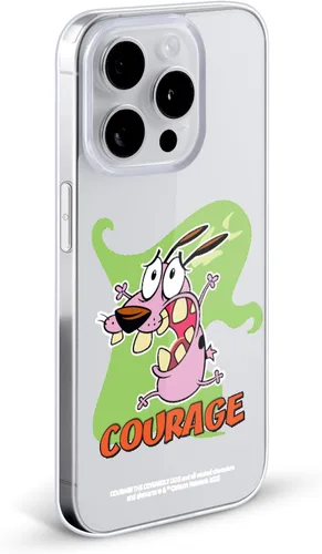 Vista 2 de Head Case Designs Officially Licensed Courage The Cowardly Dog Character Art Graphics Gel Case [Military Grade] Compatible with Apple iPhone 7