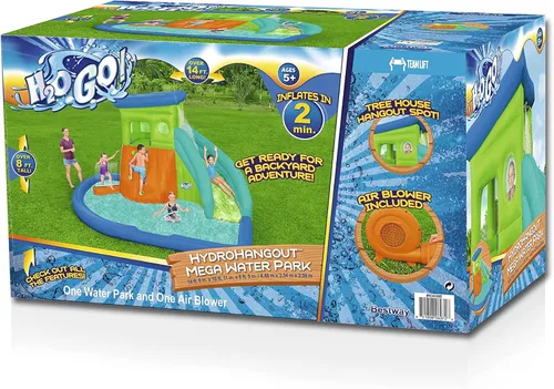Vista 11 de H2OGO! HydroHangout - Mega parque acuático inflable para niños