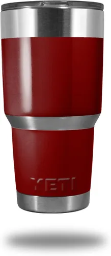 Vista 16 de Calcomanía de piel para vaso Yeti Rambler de 30 onzas, colección Sólidos, naranja quemado (vaso no incluido)