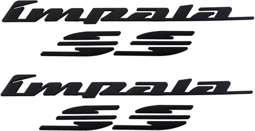 Vista 6 de 2 calcomanías de repuesto para Impala Ss para el panel trasero del panel trasero de Impala 3D, para Impala 1994 1995 1996 (cromado)