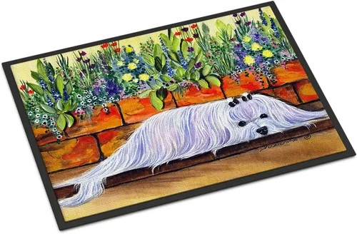 Vista 149 de Caroline's Treasures SS8220MAT - Felpudo afgano de 18 x 27 pulgadas, para interiores y exteriores, para entrada, antideslizante, lavable, de pelo