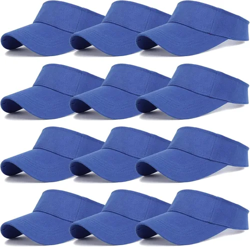 Vista 18 de Ultrafun Paquete de 12 sombreros con visera solar para mujeres y hombres