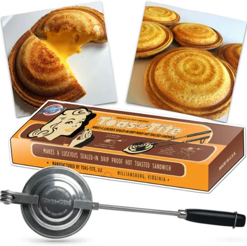 Vista 12 de Parrilla de sándwich de mango largo XL, paquete de 3