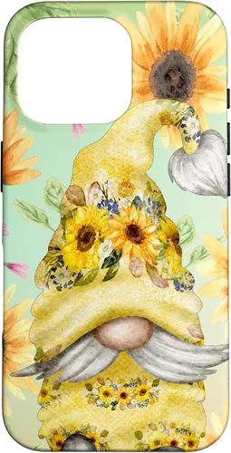 Vista 20 de Sunflower Gnome for Garden Mom Hippies Cute Summer Pattern Case for iPhone 17