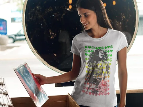 Vista 2 de Bob Marley - Camiseta One Love Label Juniors