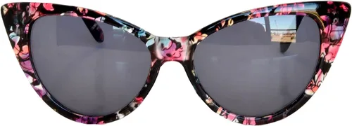 Vista 60 de OWL Gafas de sol Cateye para mujer, diseño retro clásico vintage con alas altas