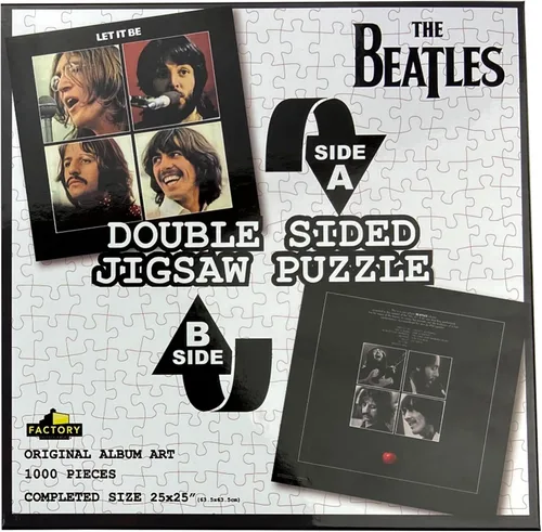 Vista 4 de Factory Entertainment - The Beatles - Let It Be - Rompecabezas de doble cara