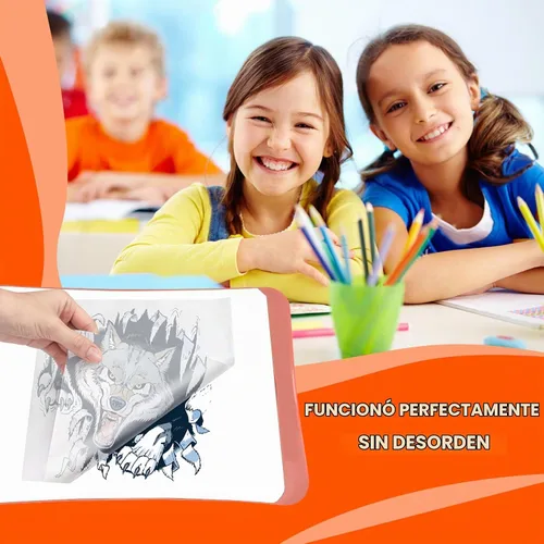 Vista 5 de PSLER 60 piezas de papel de carbón para trazado - 40 piezas de papel de transferencia de trazado, A4