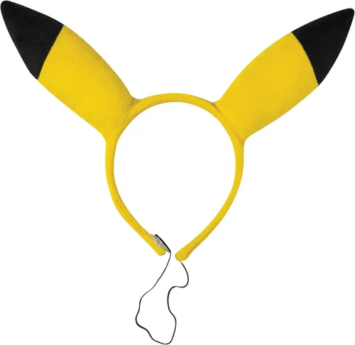 Vista 3 de Disguise Pokemon Pikachu Ears, accesorio oficial de Pokemon para disfraz de la cabeza, Unisize (8+)