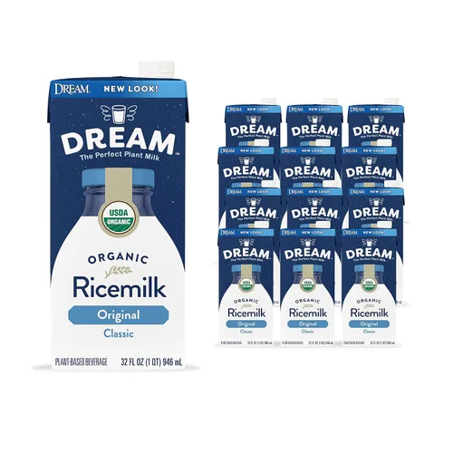 Vista 9 de Rice Dream Bebida de arroz orgánica, clásica original, 32 onzas (paquete de 6)
