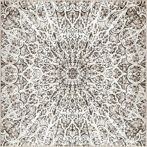 Vista 81 de Sofia, alfombra clásica de diseño abstracto, Polipropileno, Gris oscuro Gris/gris (Dark Gray/Gray)