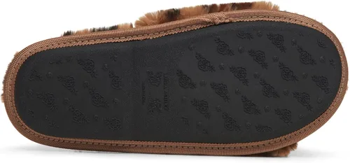 Vista 2 de Laura Ashley Pantuflas de felpa con punta abierta para mujer