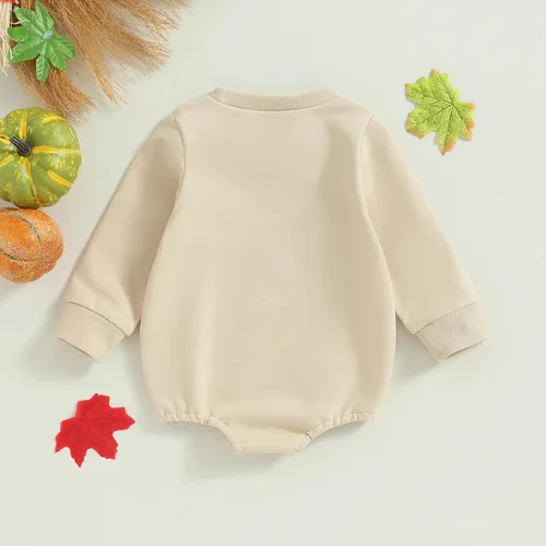 Vista 20 de Adobabirl Traje de Halloween para bebé, sudadera de fantasma, calabaza, mameluco, suéter de gran tamaño, lindo para otoño e invierno