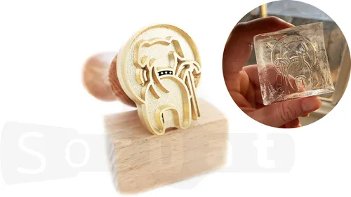 Vista 2 de Sellos de hielo personalizados para marcas de hielo Sello de hielo Sello de hielo personalizado Sello de hielo Sello de hielo con monograma